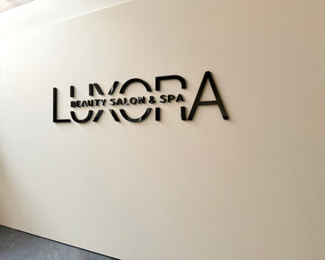 Large Custom Salon sign for the wall Glossy Black