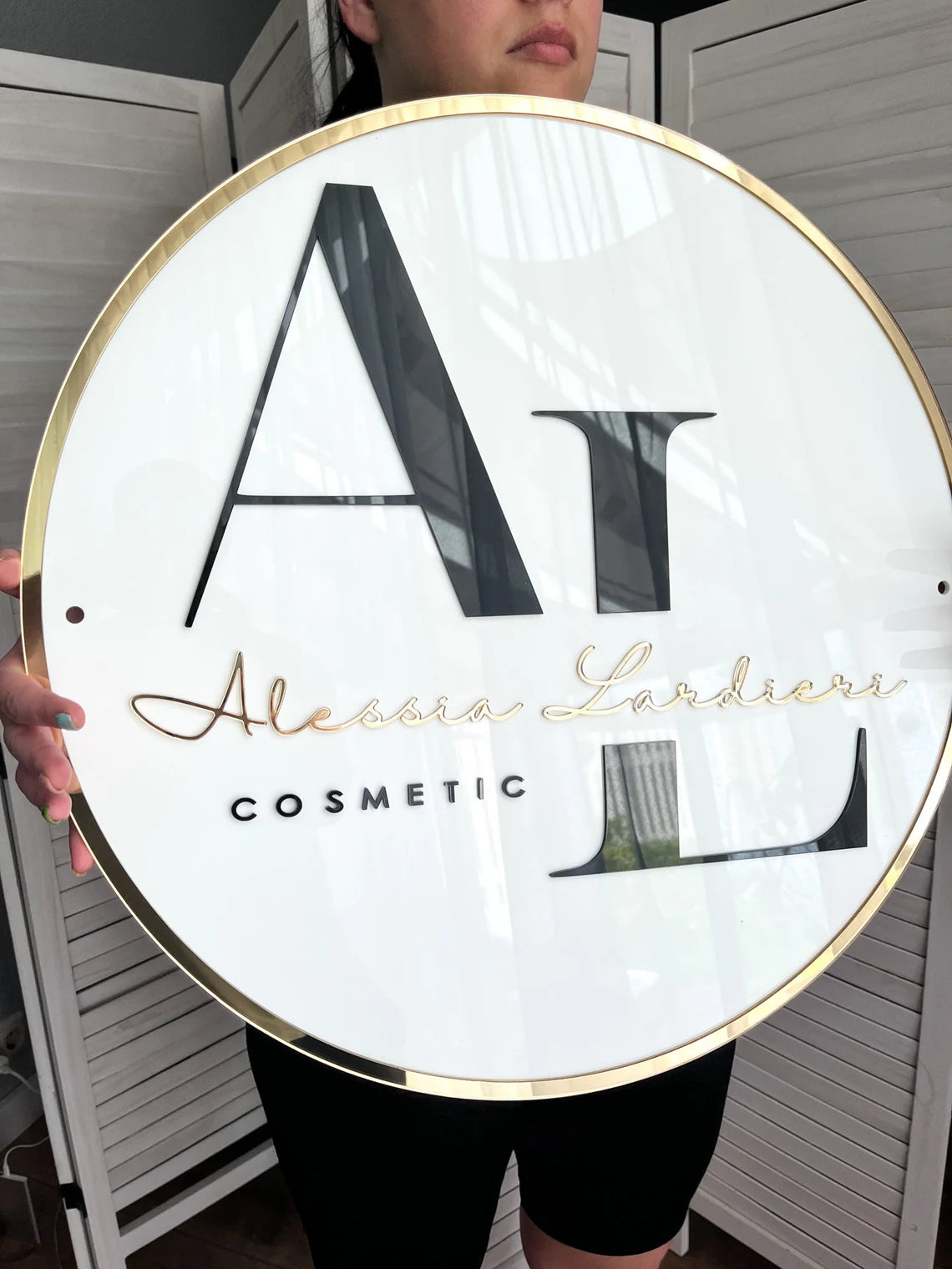 Round Complete Sign Round Business Sign